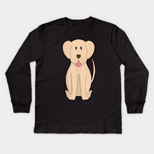 Dog Cartoon Amazing Labrador Retriever Kids Long Sleeve T-Shirt